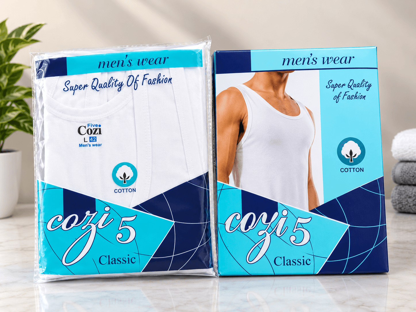 Perfect Box Packing of Men's Budget Friendly Vest